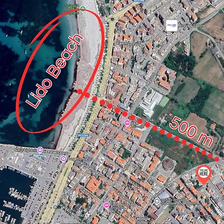 500m Dal Mare Con Aria Condizionata! 아파트