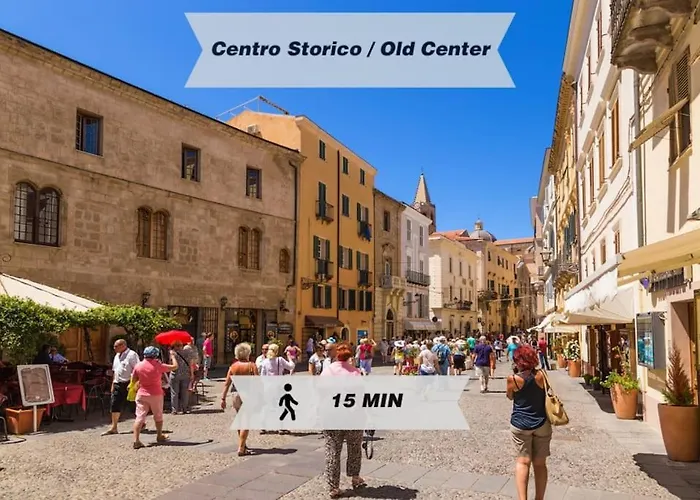 500m Dal Mare Con Aria Condizionata! Alghero